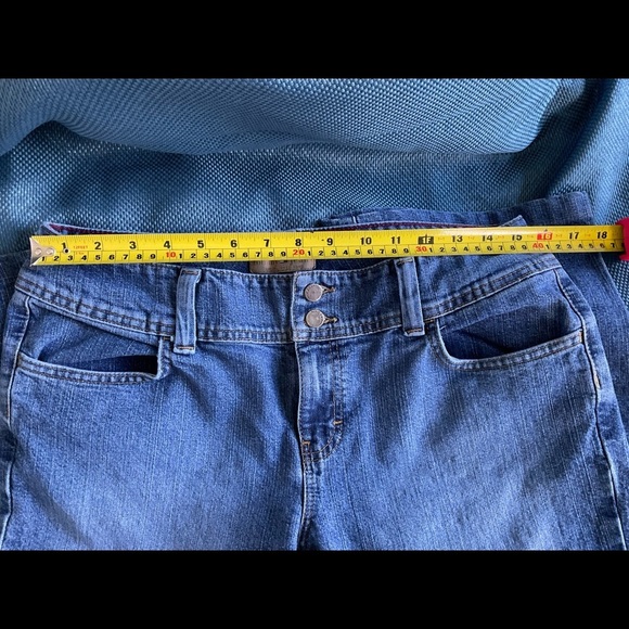 Vintage Y2K Tommy Jeans Flare Denim Tommy Hilfiger Double Button sz 11 Jeans - Picture 8 of 10